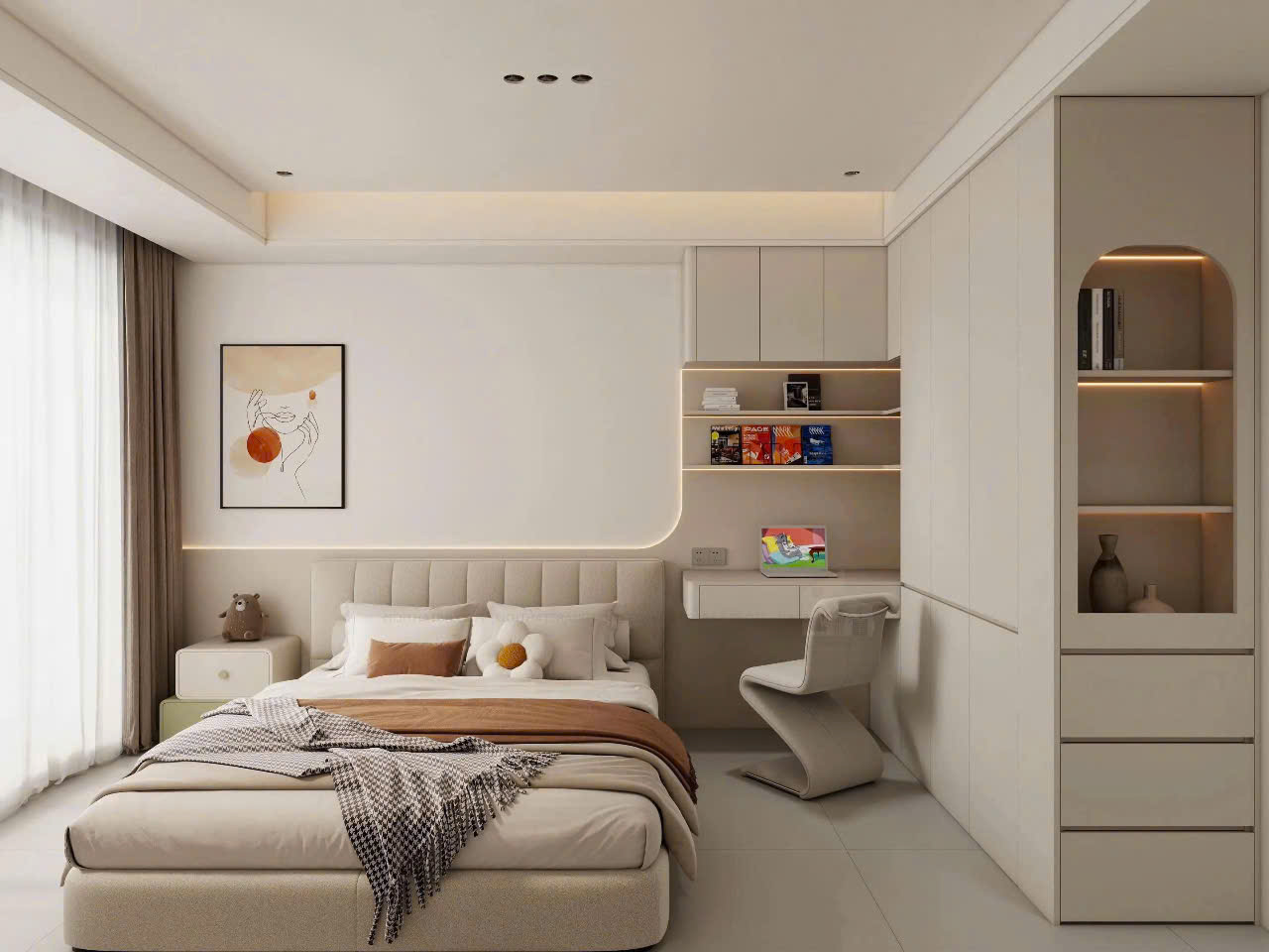 Nội thất phòng ngủ đẹp, hiện đại, thi công chuyên nghiệp , chất lượng. Gía tốt nhất thị trường, miễm phí khảo sát, tư vấn, báo giá.